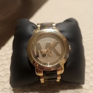 Michael Kors Gold and Brown Watch
